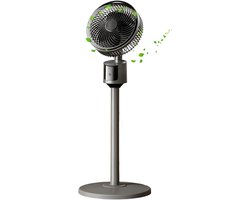 Thijox - Vloerventilator USB-gevoed - Krachtige Staande Koelventilator met 3 Snelheden - Ideaal…