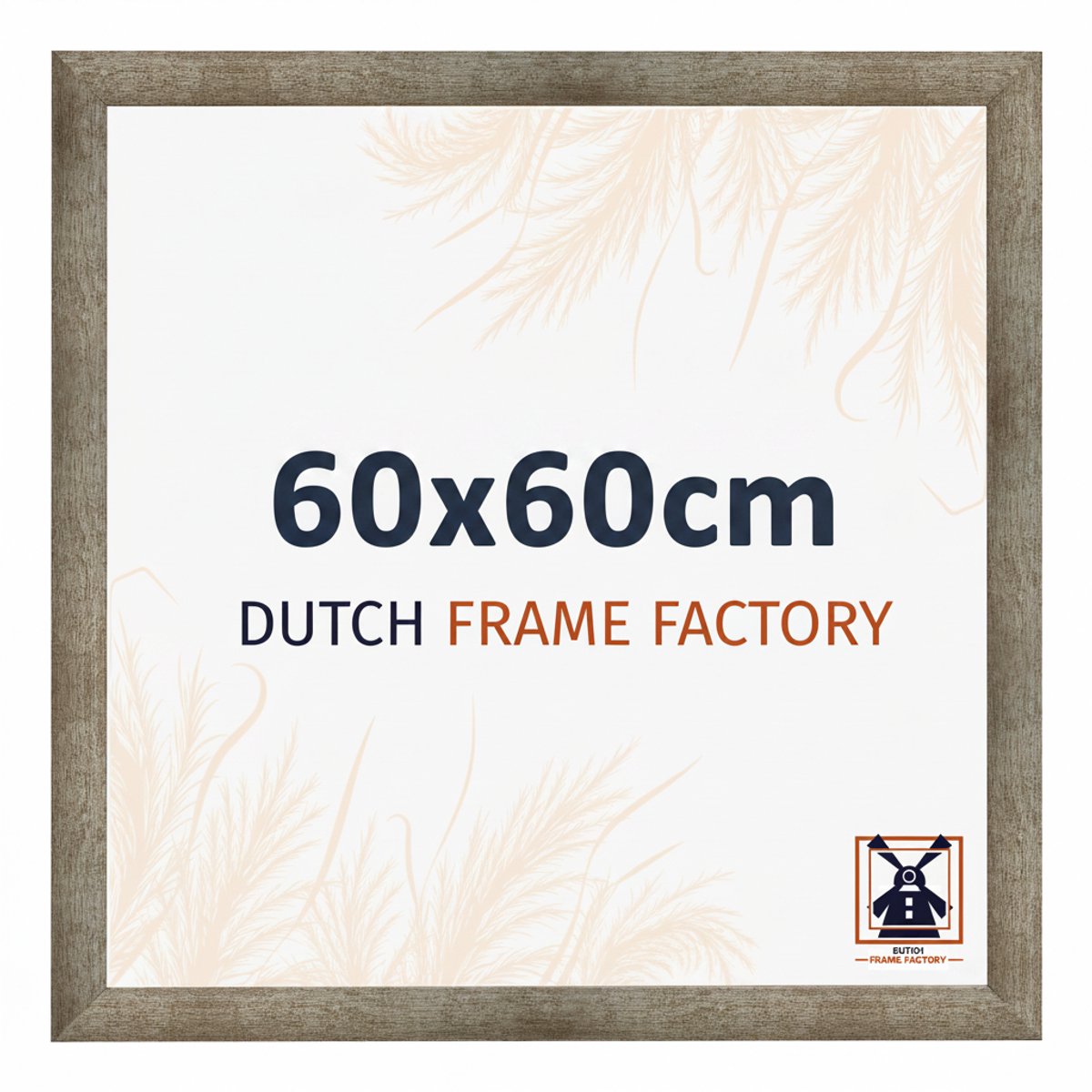 Fotolijst 40x40 cm - MDF - Wit Mat - Benno