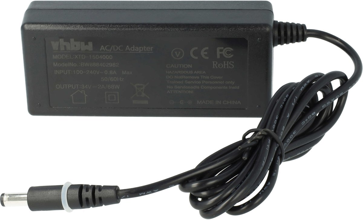 vhbw-voeding, vervanging voor Robomow PowerBox 2A, PWS0016R voor robotmaaiers - 13,4 cm