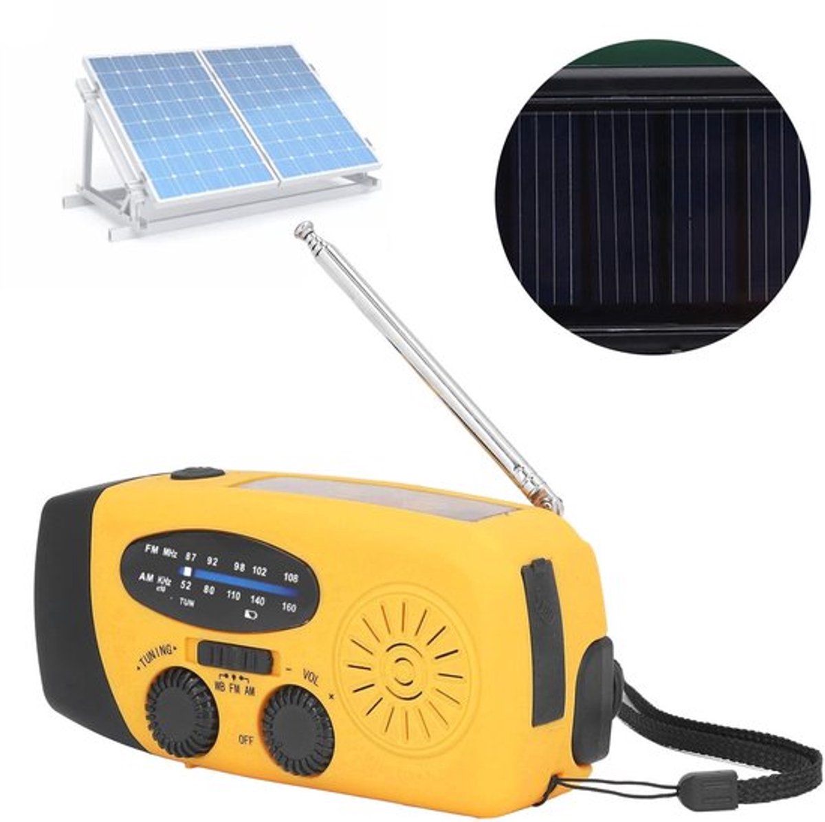 Store_7 - Solar Radio - Emergency Radio - Hand Crank Solar Radio