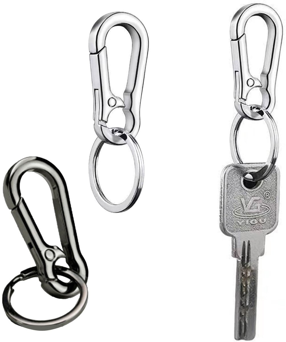 Legering karabijnhaak sluiting voor sleutelhanger riem portemonnee tas voor camping vissen wandelen reizen