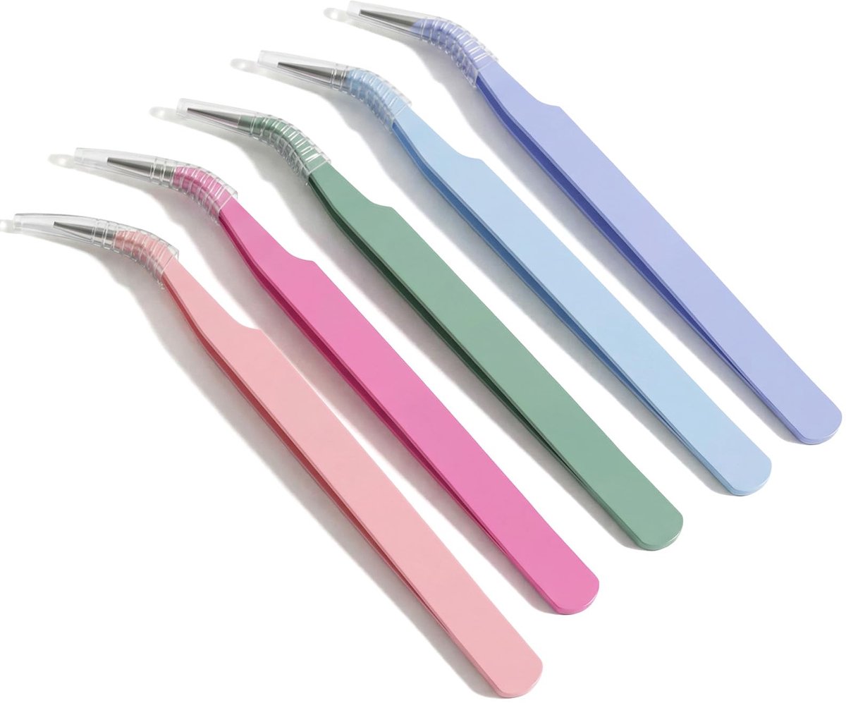 Pincet, Roestvrij Staal Multifunctionele Pincet Lash Extension Gereedschap voor Ingewikkelde Projecten Scrapbooking Kaarten Stickers Isolatie Nail Art DIY Craft Projecten
