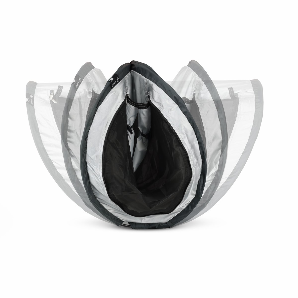 Deryan Peuter Luxe Campingbedje – Inclusief zelfopblaasbare matras - Silver thumbnail 2