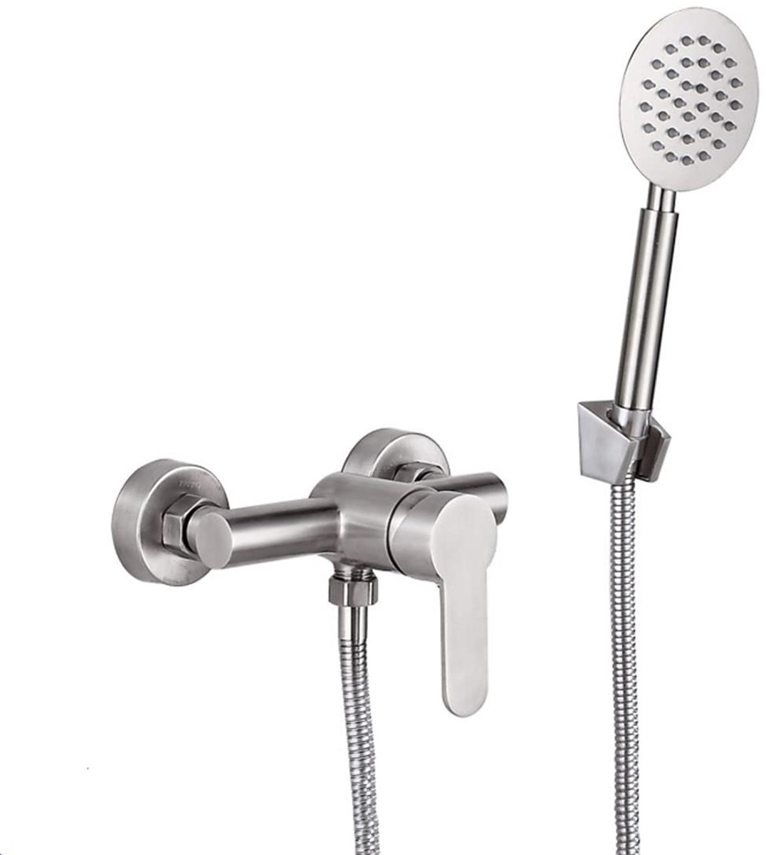 Kraan Set, Roestvrij Staal Regendouche Handheld Douchekop Systeem (Valve Body en Trim Inbegrepen)