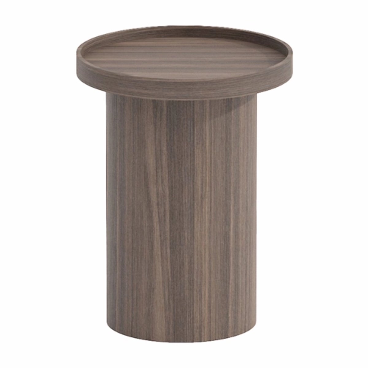 by fonQ Brik Bijzettafel Ø40 cm - Walnoot