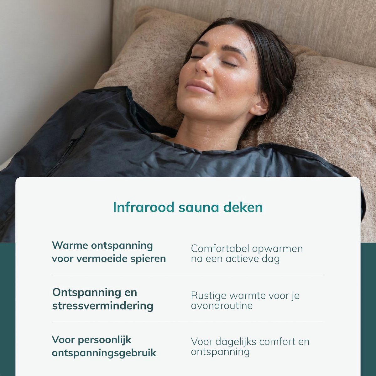 Soft & Silky Infrarood deken - Infrarood - Sauna - Paneel - afbeelding 2