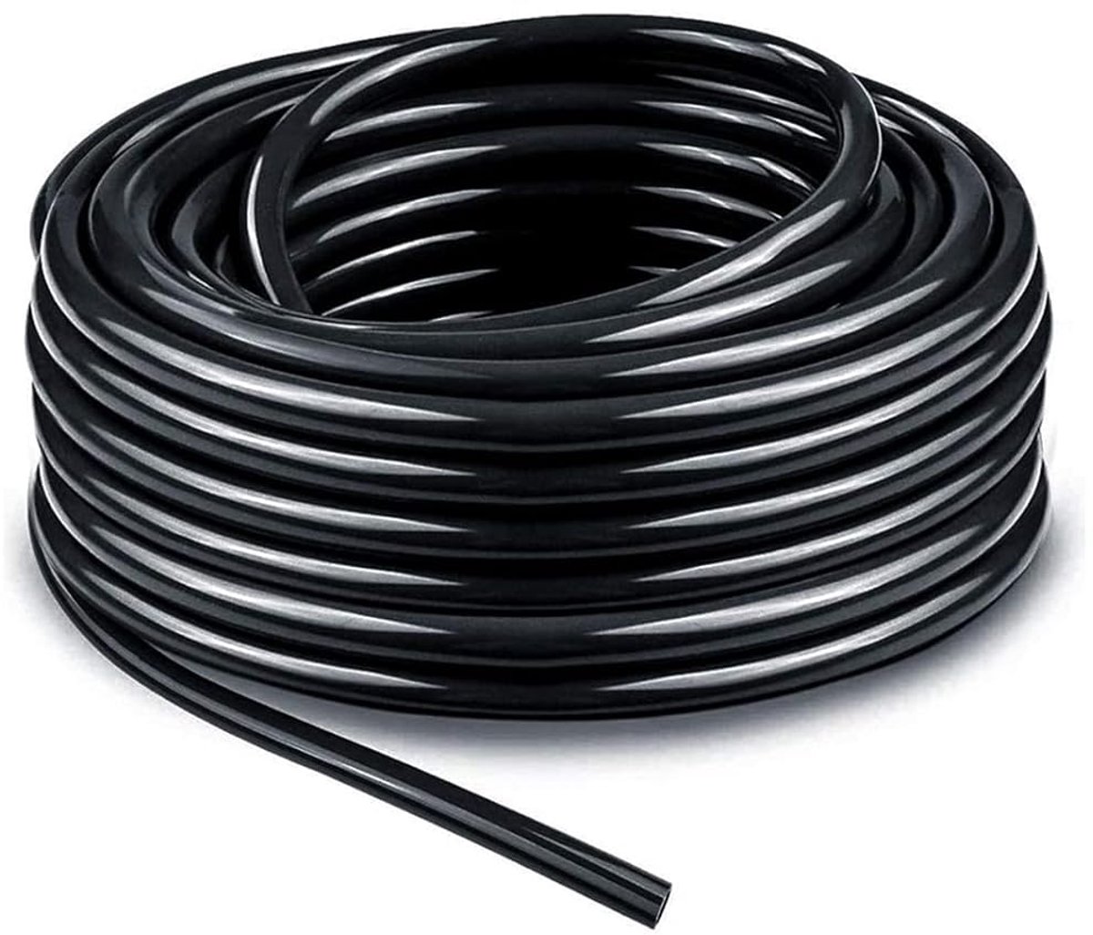 Druppelirrigatieslang, binnendiameter 4 mm, buitendiameter 6 mm, tuinslang voor doe-het-zelf, automatisch bewateringssysteem, flexibel, duurzaam en bestand tegen