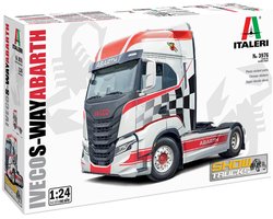 Italeri Modelbouwpakket Vrachtwagens - 3976 Iveco S-Way Abarth - Italiaanse Vrachtwagen Plastic - 1:24 - Modelbouw