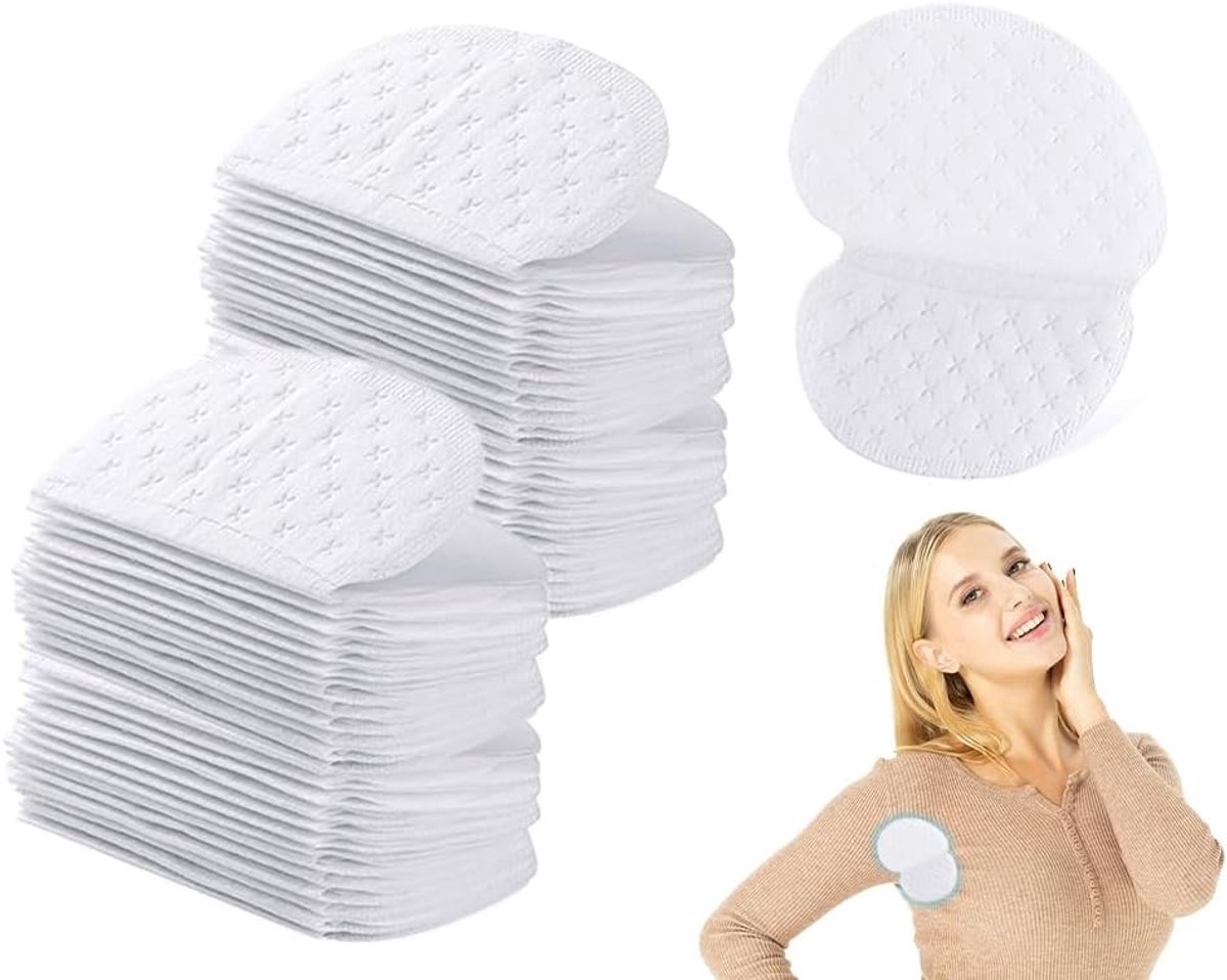 Onderarm Pads - 150 Stuks Zelfklevende Onzichtbare Zweetpads voor Bescherming, Antizweet en Katoen voor Mannen en Vrouwen