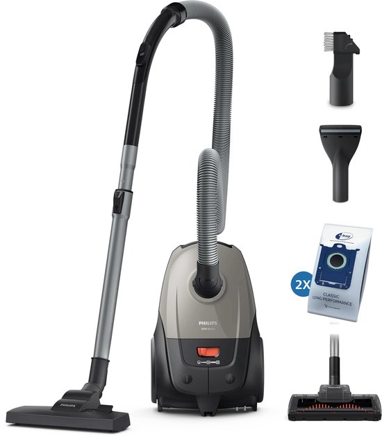 Philips XD2152/12 Stofzuiger met Zak – 800W – HEPA-filter – 3L Stofcapaciteit – Compact & Lichtgewicht