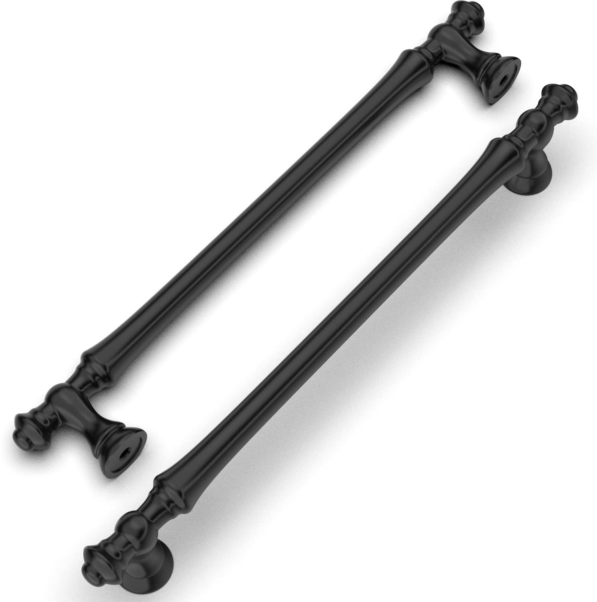 10 Stuks 160 mm Mat Zwarte Deurgrepen, zink legering, Morden Meubelgrepen, voor Keuken, Kantoor, Laden, Kast