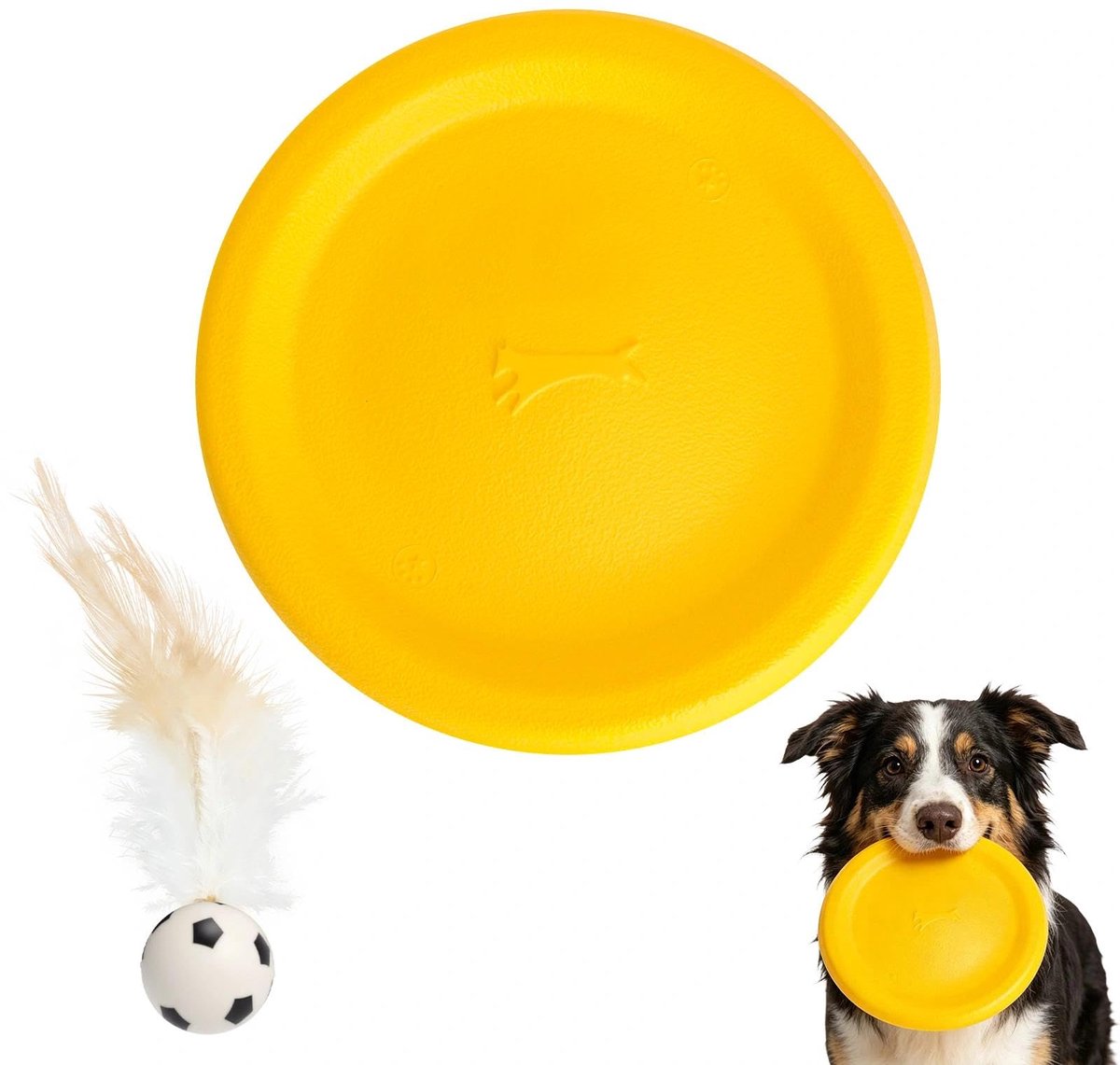Apporteerspeelgoed hond, EVA, licht, robuust, drijvend, beetvast, voor hondentraining, grote honden, in het park aan meer, in de tuin, outdoor