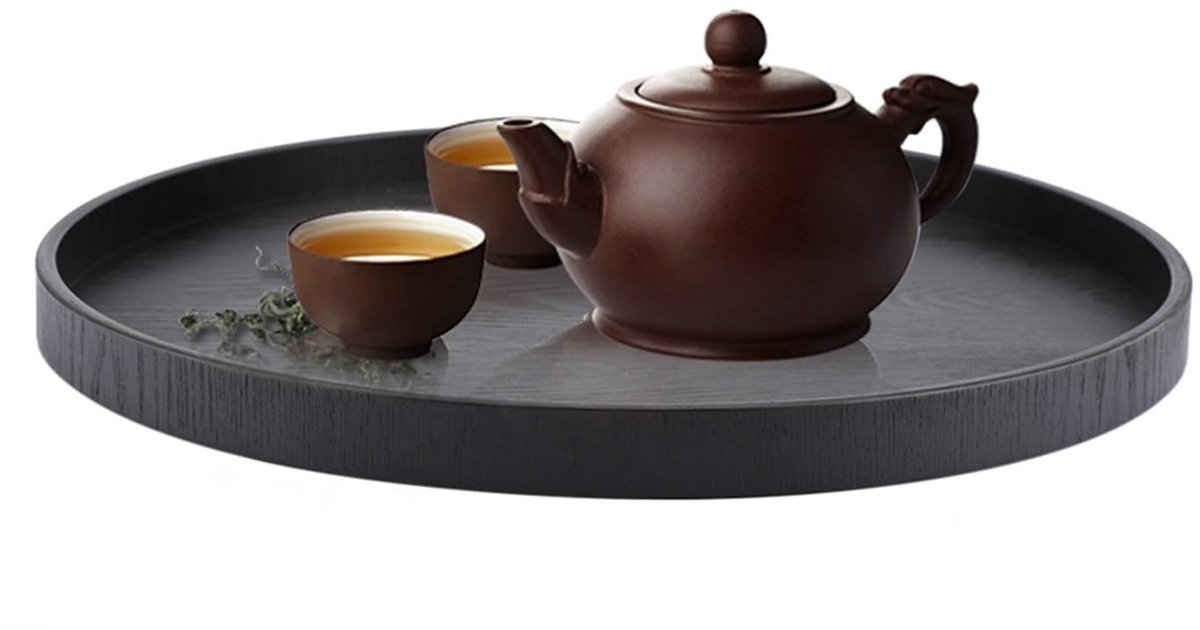 Dailygoods - Houten Serveer Dienblad - Voor Voedsel Serveren op Terras of Tafel