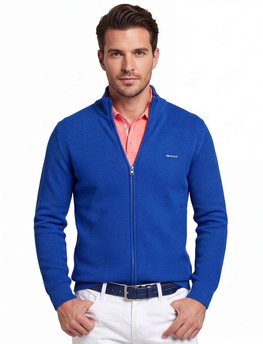 Gant vest blauw