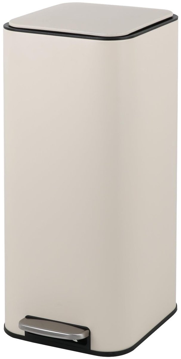 Dailygoods- Pedaalemmer 30 liter - Hoogwaardige Vuilnisemmer - Soft Close - Uittrekbare Binnenbak - Antislipbodem - Elegant Staal Design - Afvalemmer