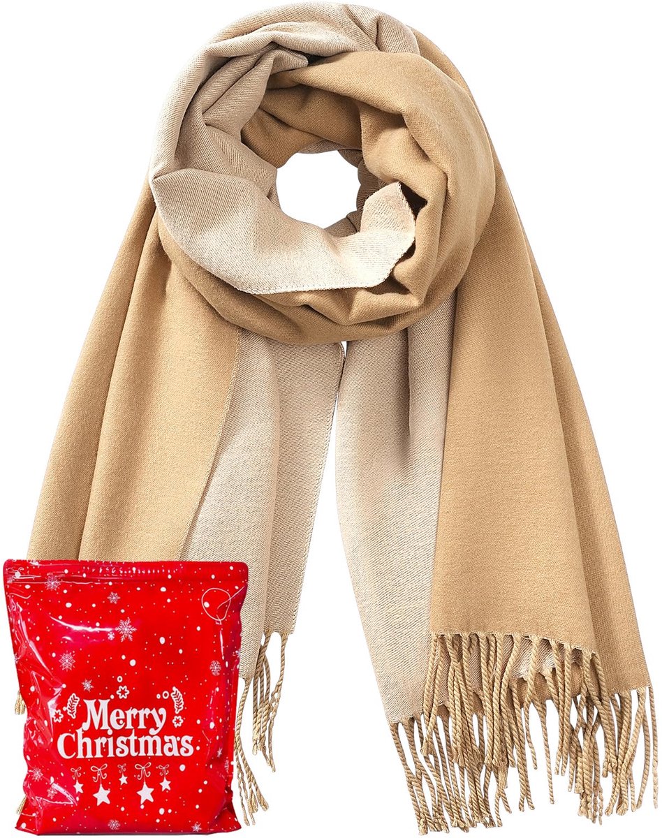 Sjaal voor vrouwen zachte pashmina sjaals en wraps lange grote winter warme dames kwastje omkeerbare sjaals
