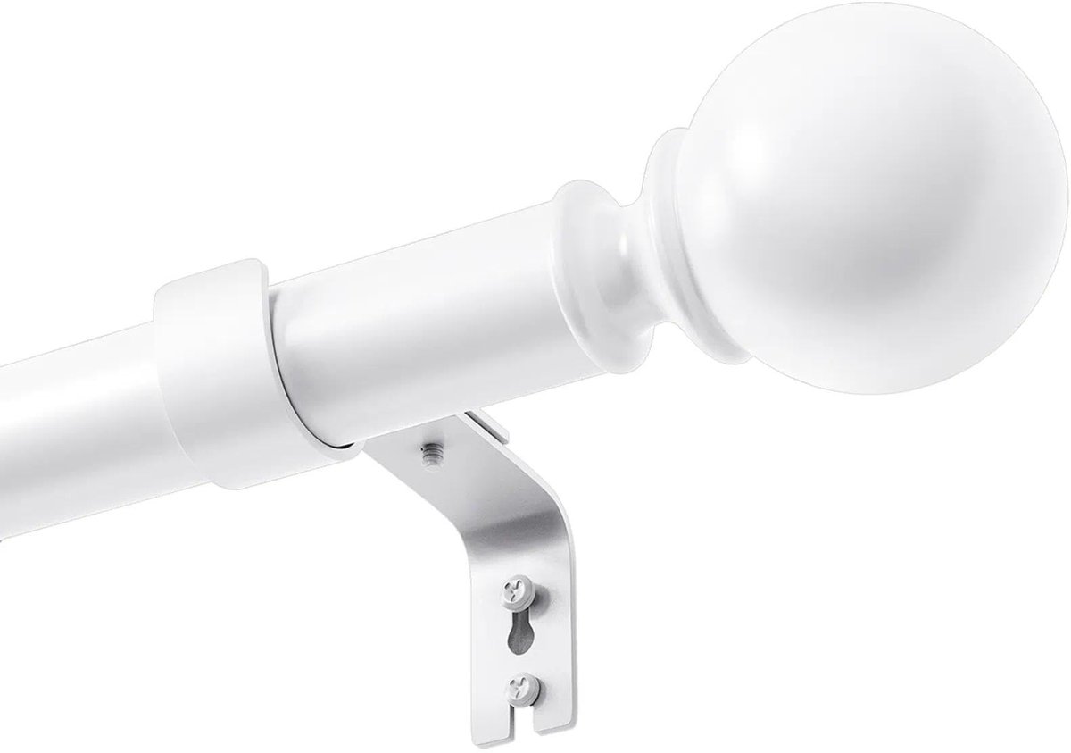 Gordijnroede Curtain rod Voor Ooggordijnen Gordijnroede Met Beugels En Fittings Set