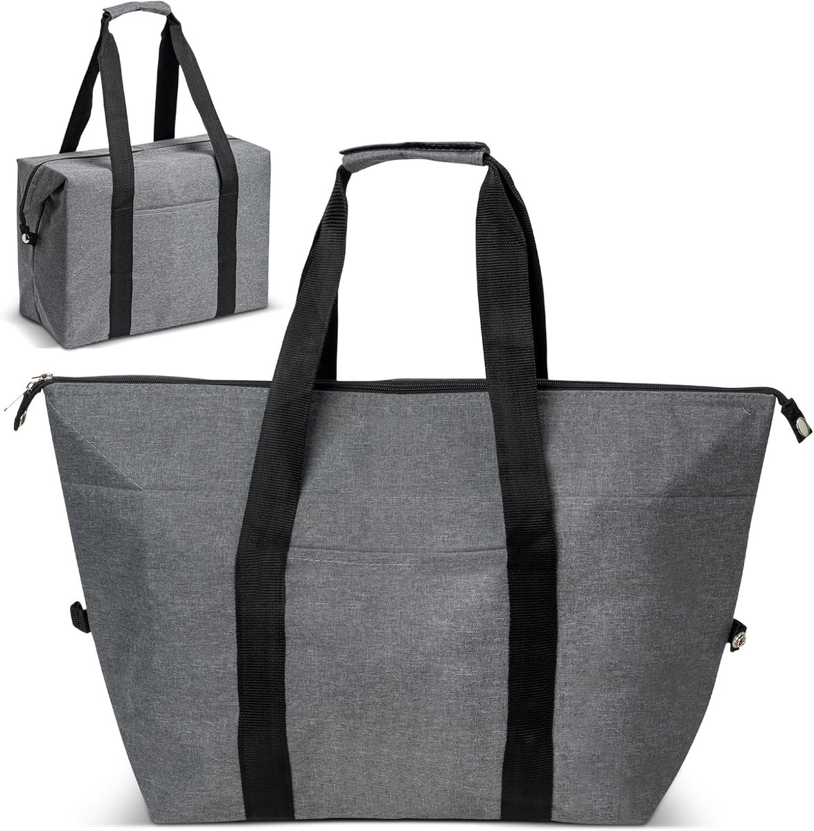 Grote Koeltas, Zachte Koelbox,schouderbanden, werklunchtas opvouwbaar, thermische lunchtas voor werk, reizen, kantoor, picknick