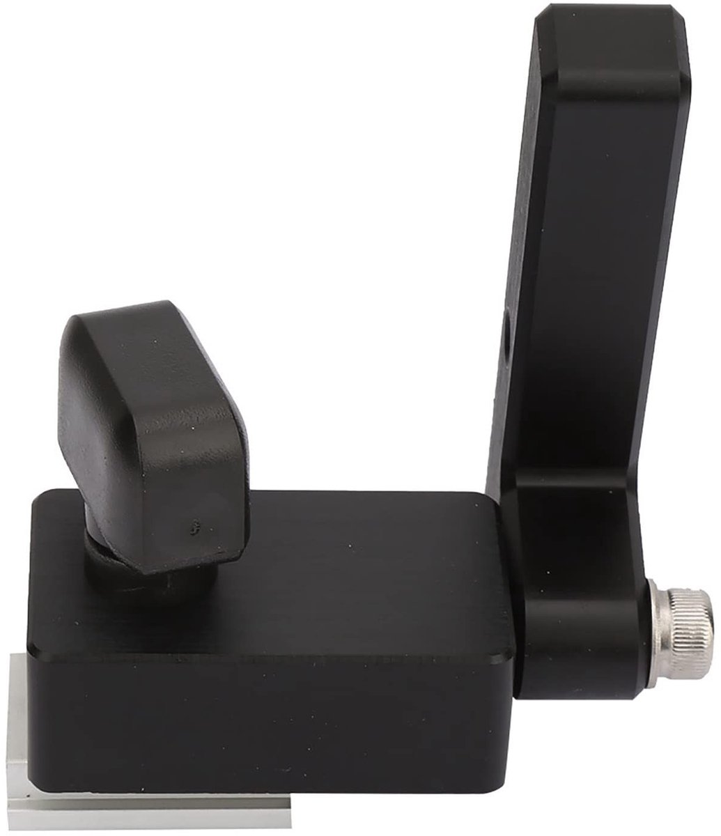 Dailygoods- T-sleuf Verstek - Houtwerk T-sleufverstek - Verstekrail - Glijdende Begrenzing - Bakelieten Materiaal - Snelle Handgreep - Houtbewerkingsaccessoire