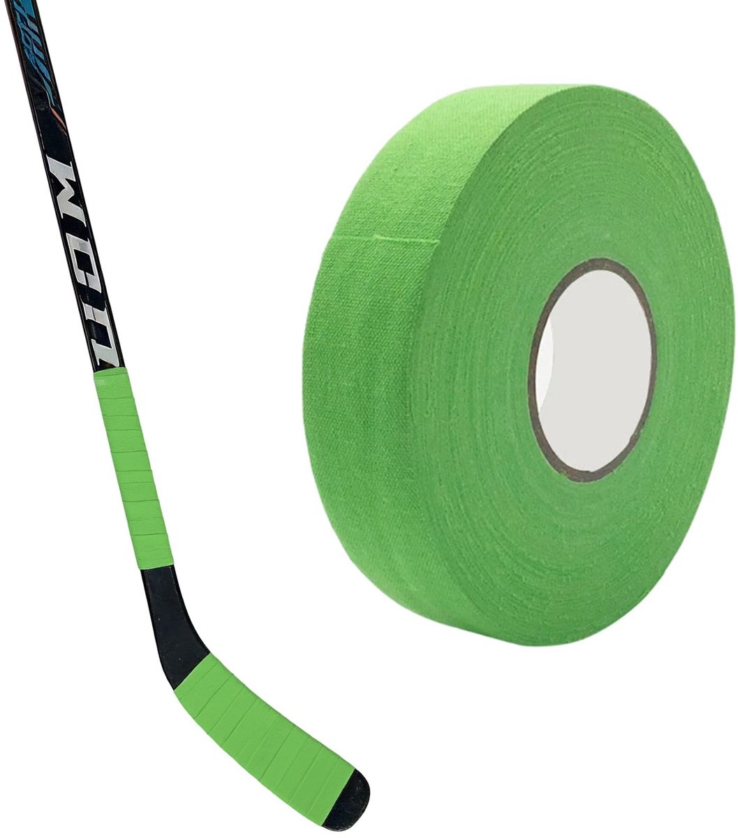 Dailygoods - Hockey Stick Tape, Sport IJshockey Grip Tape Antislip Doek Ijshockey Tape voor Badminton Grip, Ping pong Racket, Springtouw, Golfpool, Tennis Squash Racquet 2,5 cm* 25 m