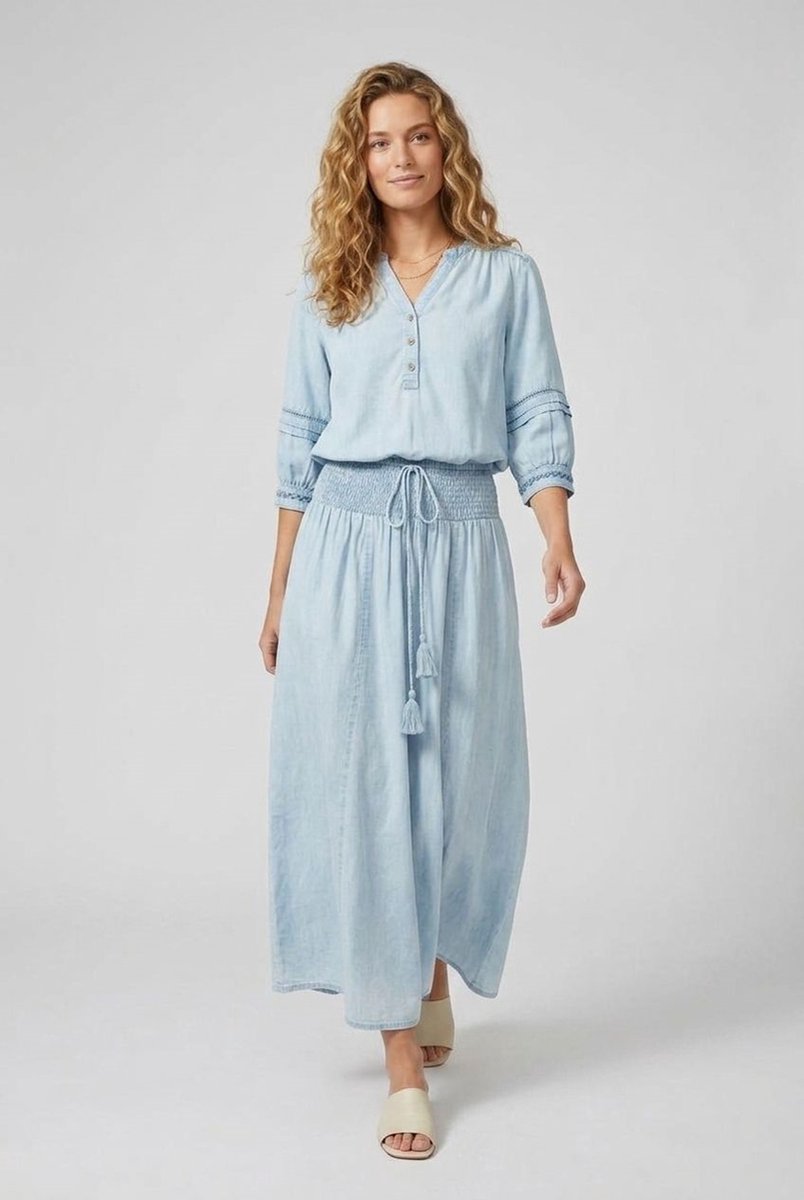 DIDI Dames Skirt Magic Denim bleached maat 44