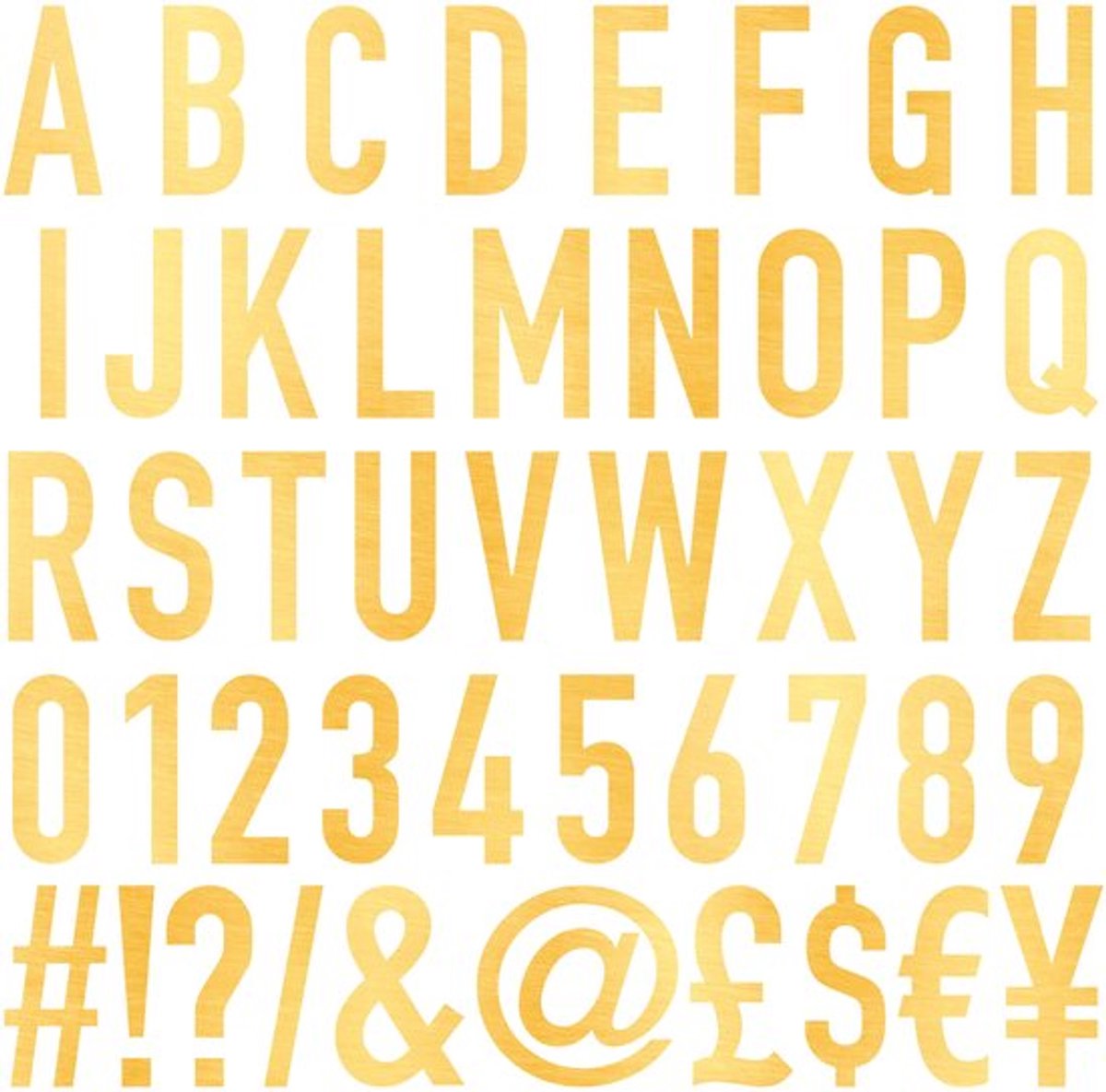 Stickers Zelfklevend Groot Letters Zeynomax