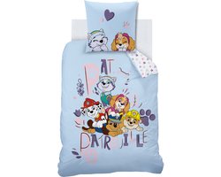 PAW Patrol Dekbedovertrek Waf - 140 x 200 + 63 x 63 cm - Katoen