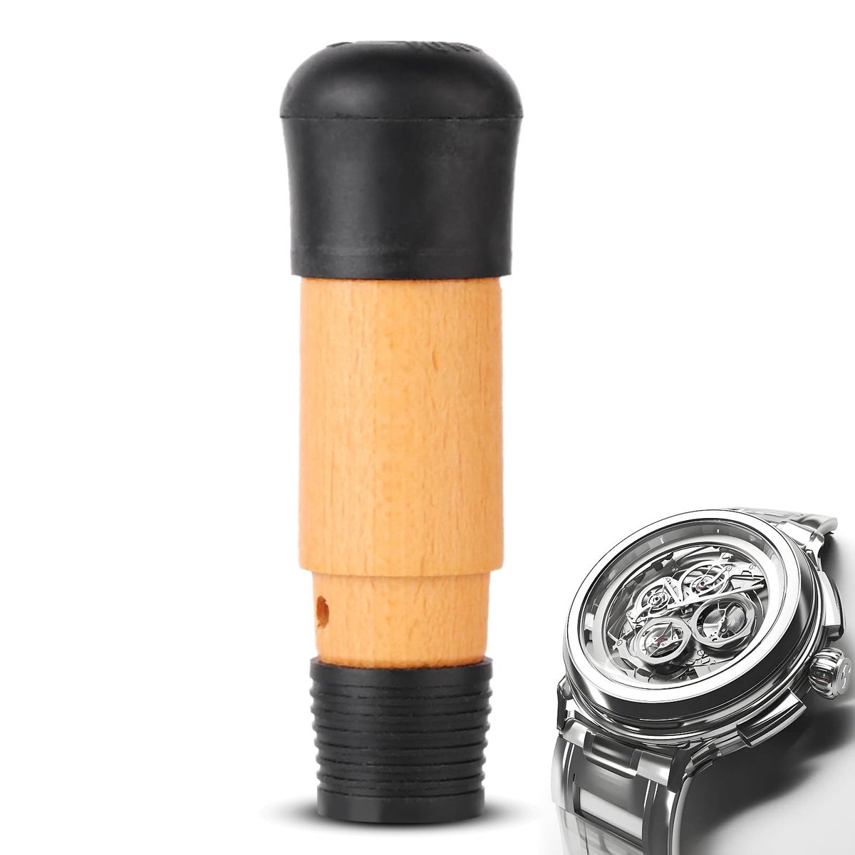 Dailygoods- Horloge Opener Waterdicht - Horloge Gereedschap - Horloge Reparatie - Horloge Achterkant Verwijderen - Veilig en Eenvoudig Gebruik - Rubberen Punt Bescherming