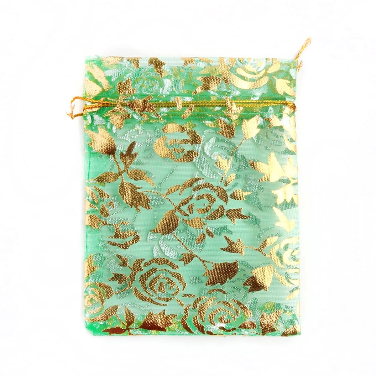 Dailygoods- Organza zakjes 7x9 cm - Geschenktas - Sieradenzakjes - Bruiloftszakjes - Snoepzakjes - Herbruikbaar met trekkoord - Geschenkzakjes