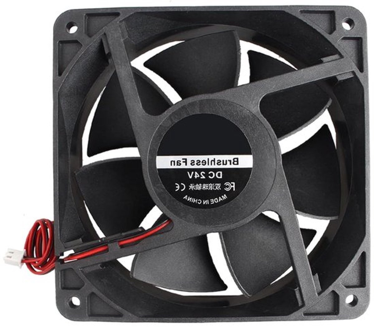 Allecto Plus - Stille 120 mm borstelloze koelventilator voor computer CPU-systeem