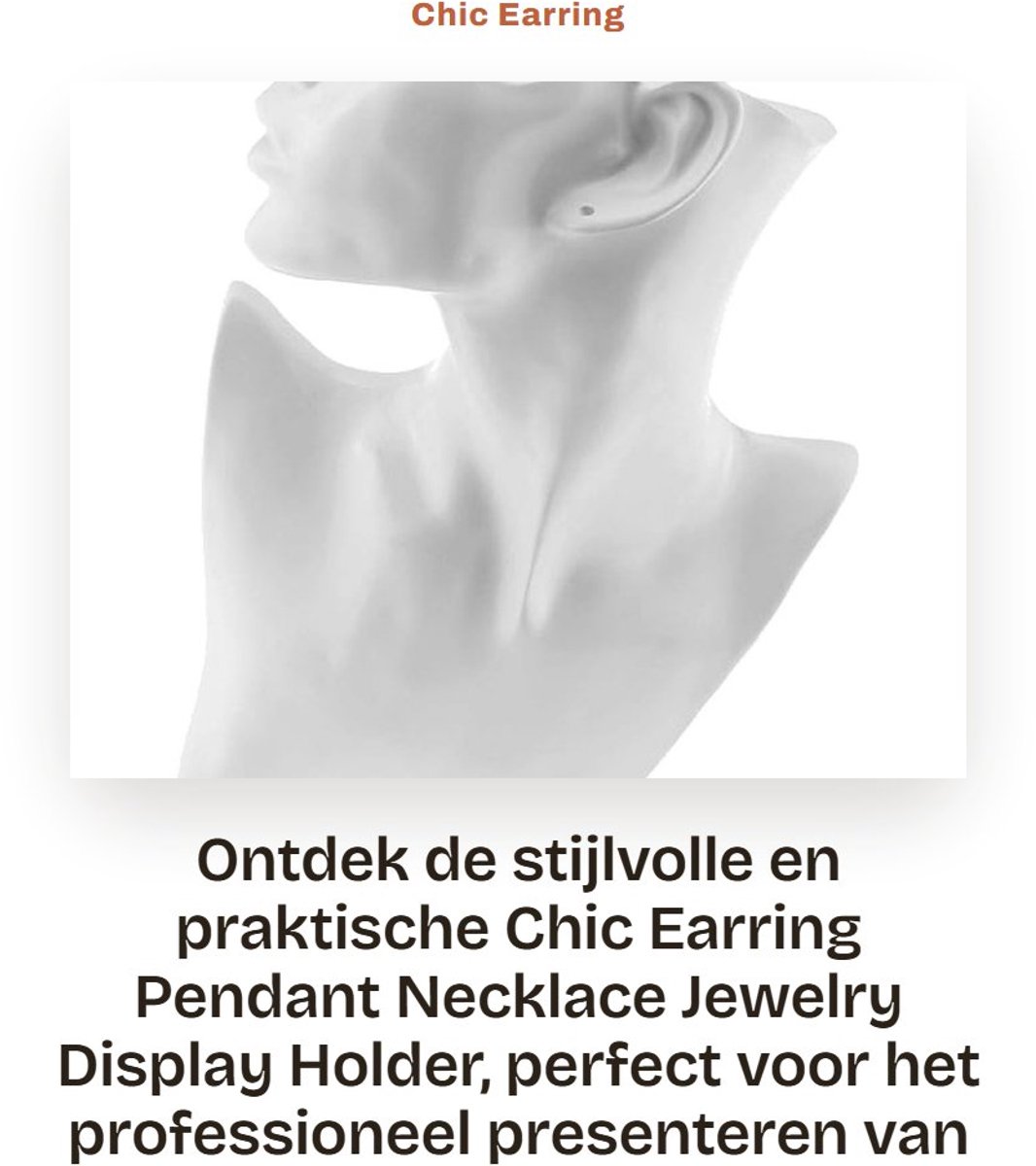 Dailygoods- Sieradenhouder Professionele Presentatie - Sieradenrek - Armband Houder - Ringenhouder - Sieradenbakje - Geschikt voor Persoonlijk en Zakelijk Gebruik - Sieradenstandaard