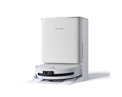 ECOVACS DEEBOT T90 OMNI – Robotstofzuiger met dweilfunctie– 30.000 Pa – OZMO roller dweil –TruEdge 3.0 randreiniging –ZeroTangle 4.0 Anti-tangle –OMNI 2.0 station Zelfreinigend–AIVI 3D obstakelvermijding– Voor harde vloeren & tapijt–Wit–T80 Upgrade
