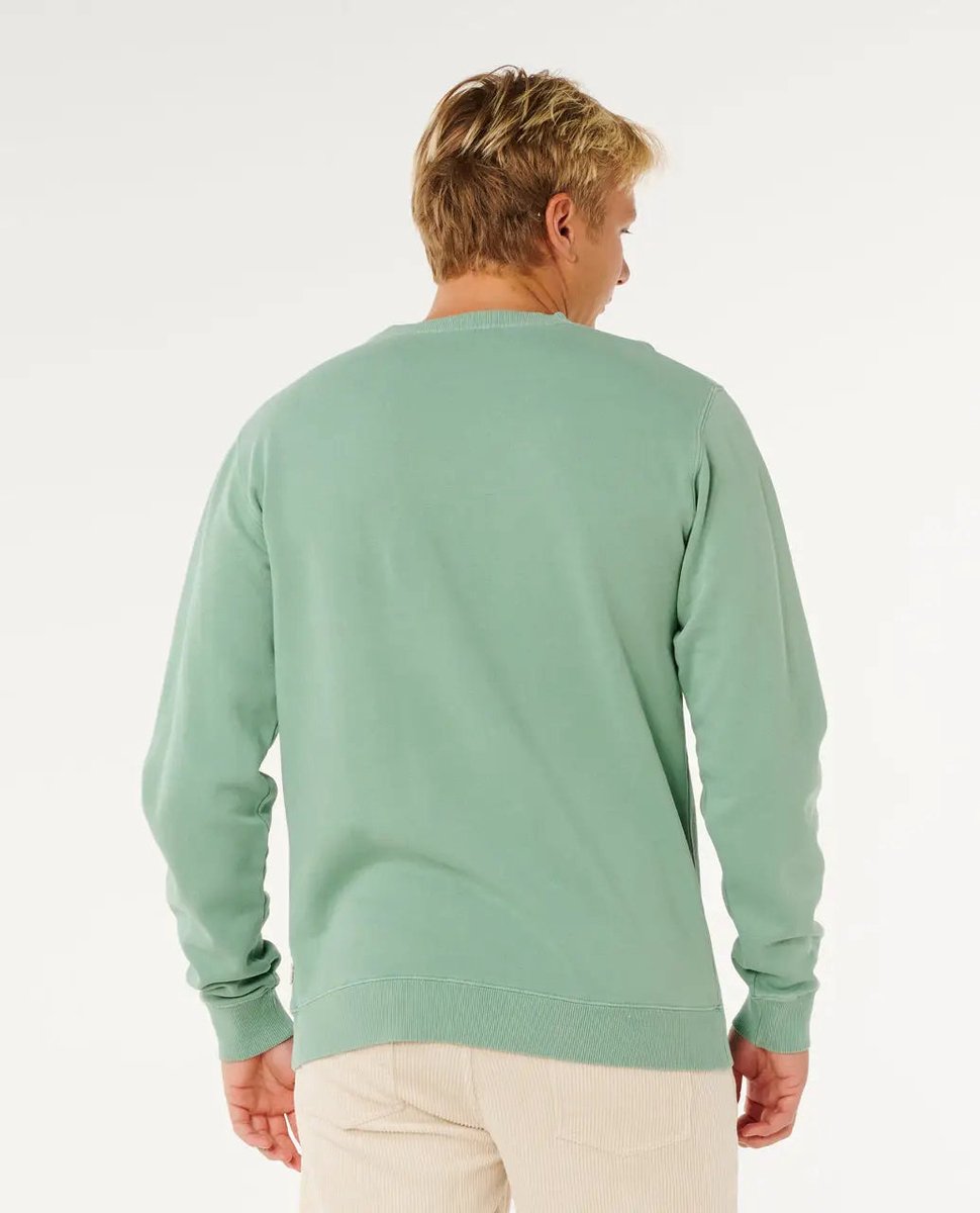 Rip Curl Pacific Rinse Patch Crew - Aloe