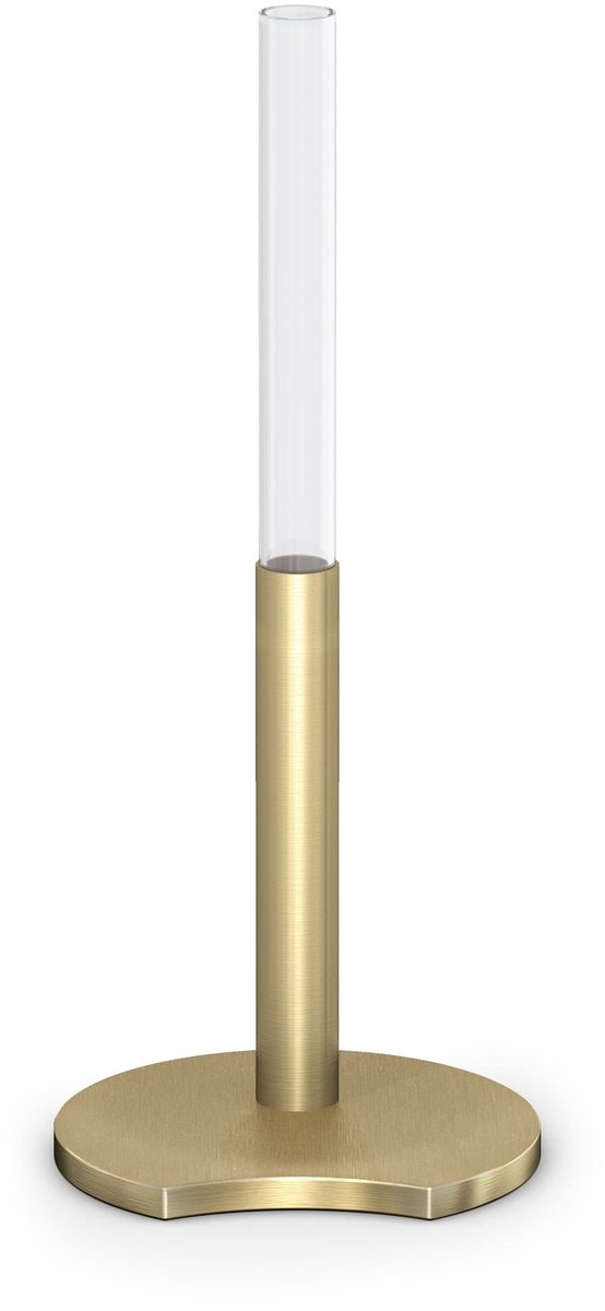 Omgoods - Decoratieve Vaasje in Gouden Tint met Bloementhema