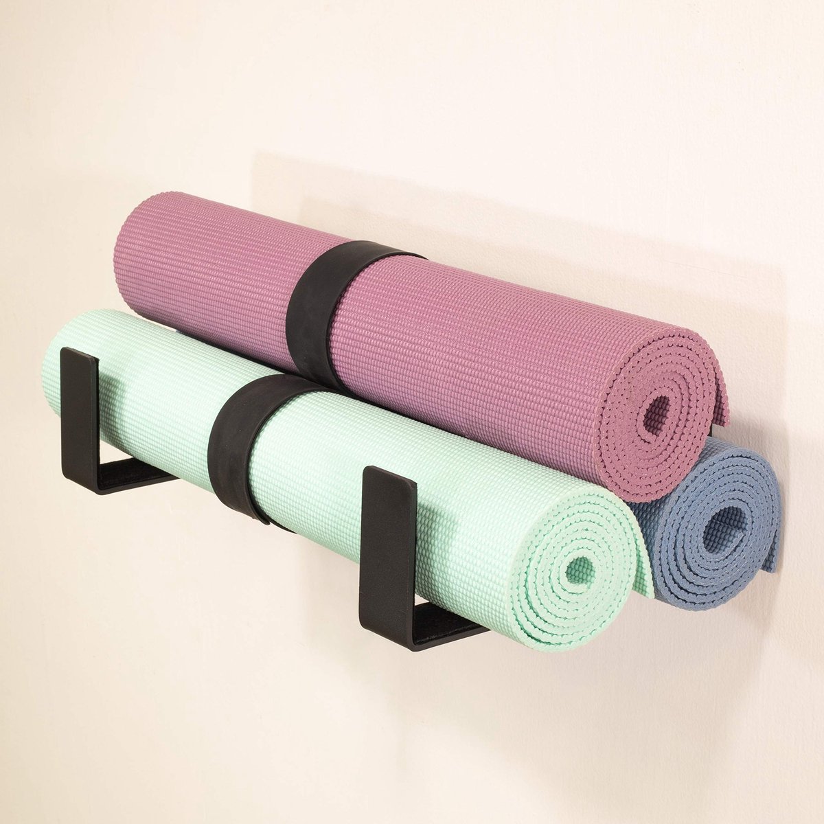Omgoods - Yogamat Opslagrek voor 3 Matten en Fitnessaccessoires