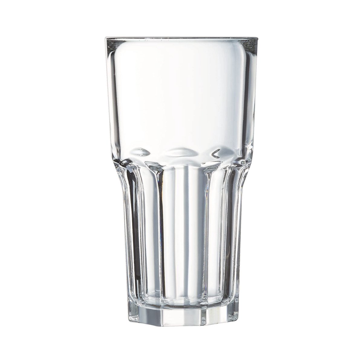 Omgoods - Set van 6 Hoge Glazen van Tempered Glass 46 cl
