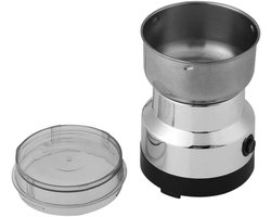 Omgoods- Koffiemolen elektrisch - Roestvrij Staal - Multifunctionele Bonenmaler - Voor Koffiebonen/Kruiden - 220 Volt - Uniek Design - Kruidenmolen