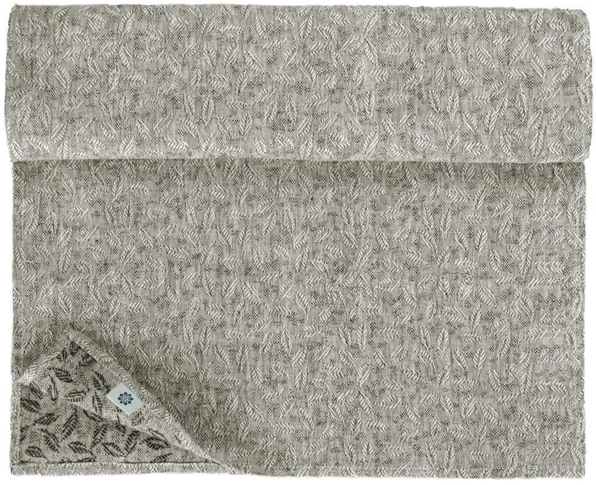 Omgoods - Luxe Jacquard Tafelrunner van 100% Linnen voor Elegante Decoratie