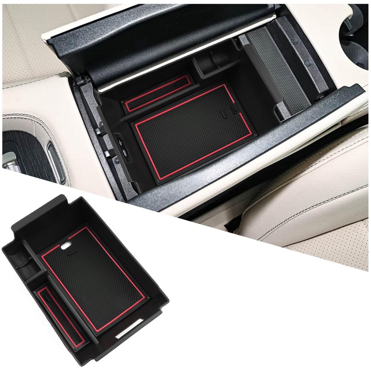 Omgoods - Center Console Organiser voor Auto met Opbergvak