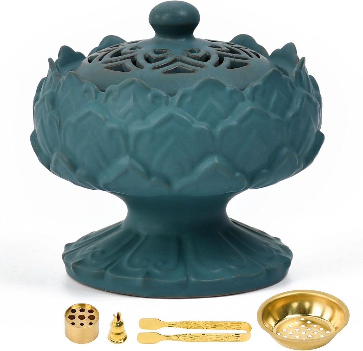 Wierookbrander set - Hout - Elegante uitstraling - Creëer een rustgevende sfeer - ShopVlot