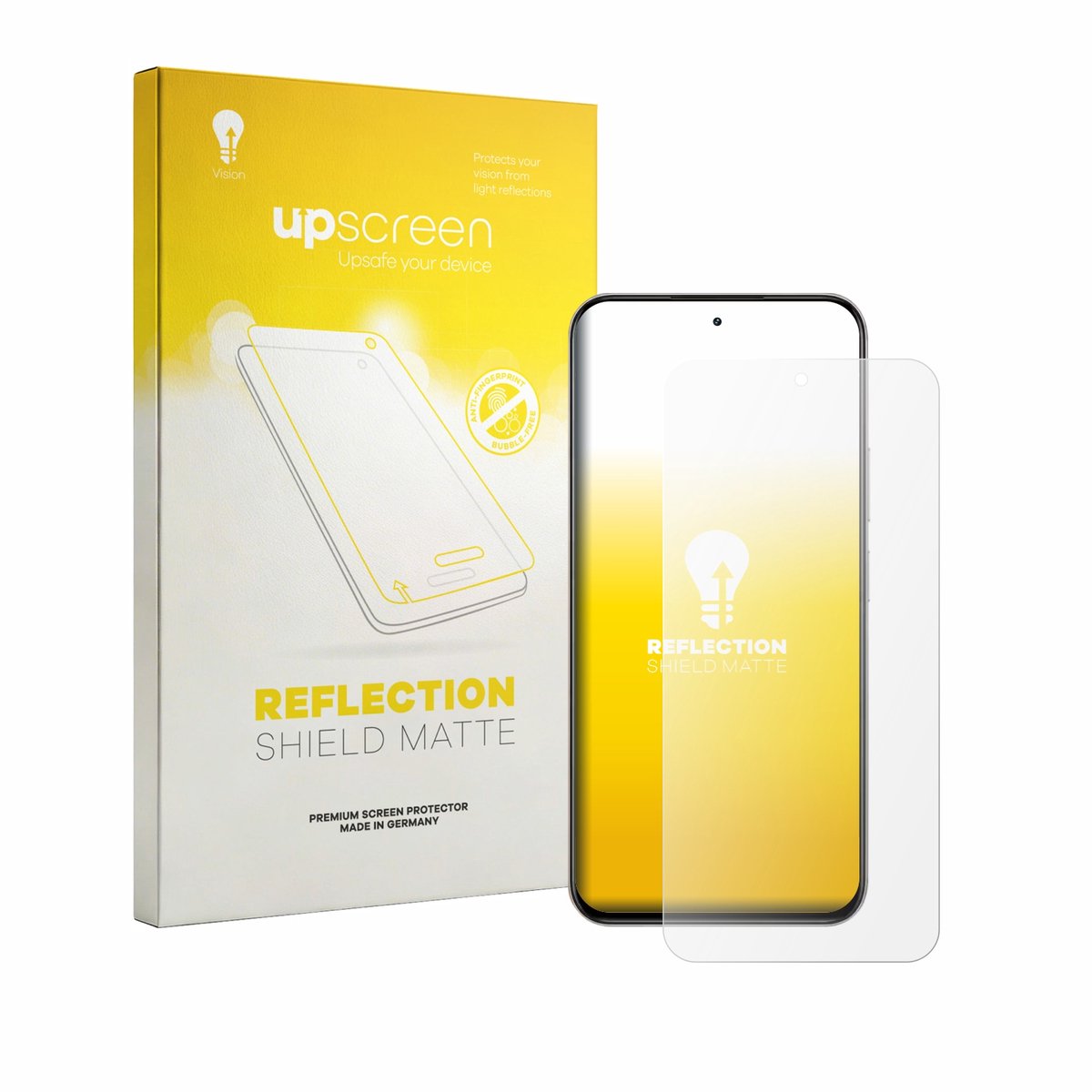 upscreen - Screenprotector voor realme Narzo 100x - Folie Beschermfolie anti glare matte