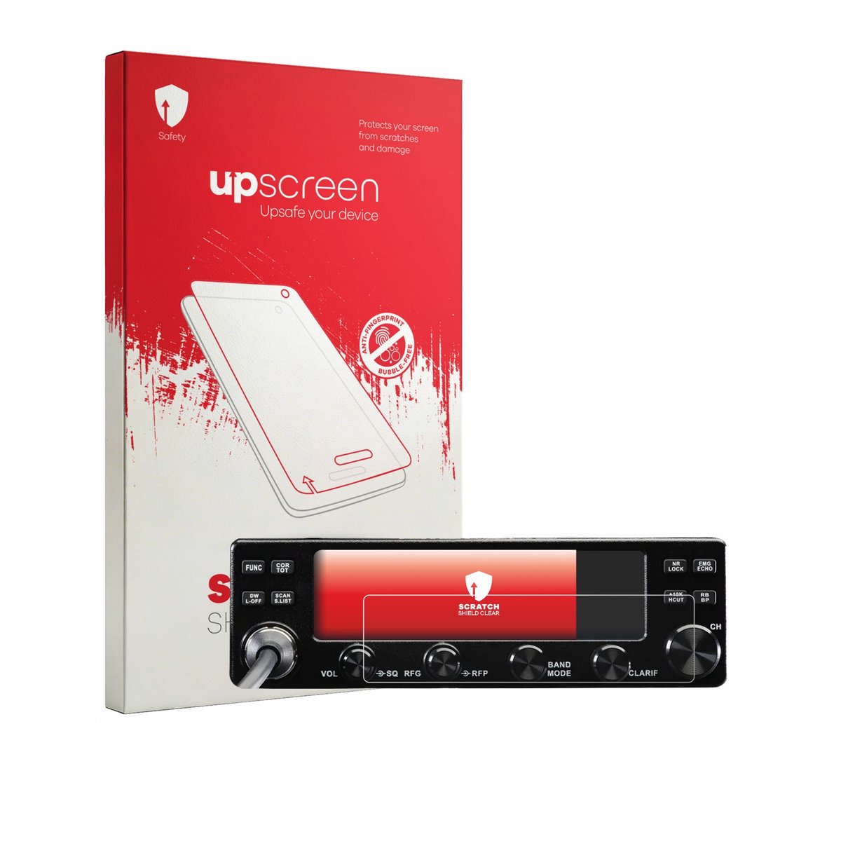 upscreen - Screenprotector voor Midland 8001 Pro - Folie Beschermfolie transparant