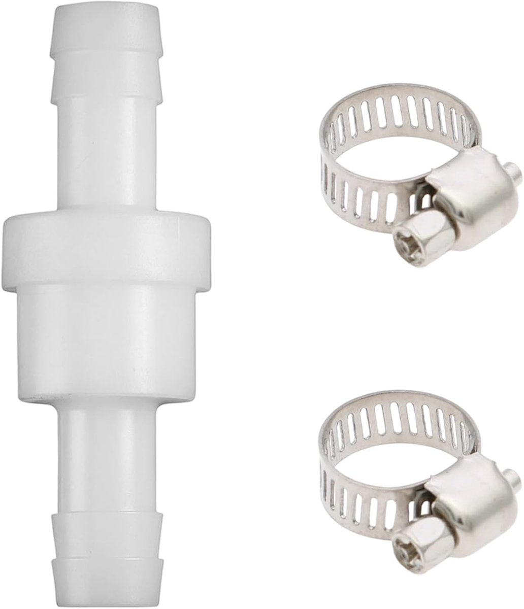 Terugslagklep 10 mm - Kunststof - Voorwasmachine/droger - Voorkomt terugstroming - ShopVlot