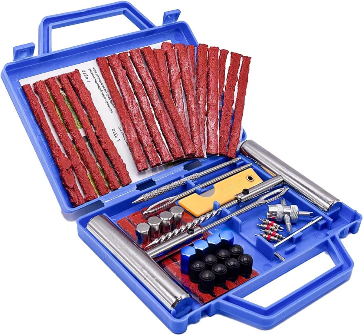 Zavio® Proppenset - Autobanden Reparatie Set - Autobanden Pomp