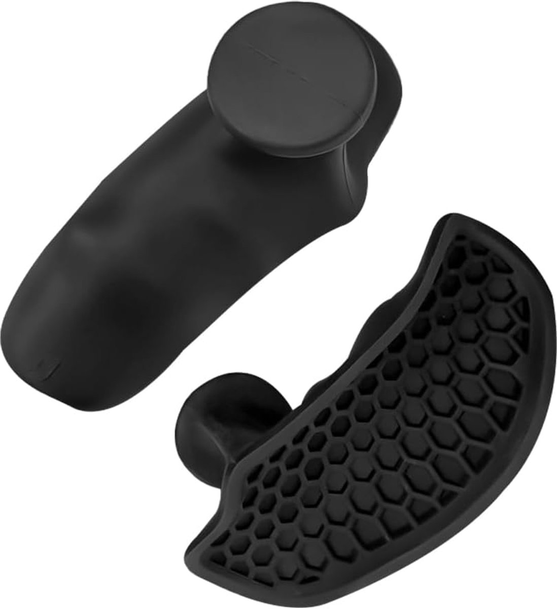 Gym Handles Weightlifting Grips Non-slip Silicone Gym Grips Pads Training and Exercise Palm Protection Fingerless - ShopVlot