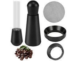 Omgoods - WDT Tool Set met 12 Naalden en Magnetische Ring voor Koffie