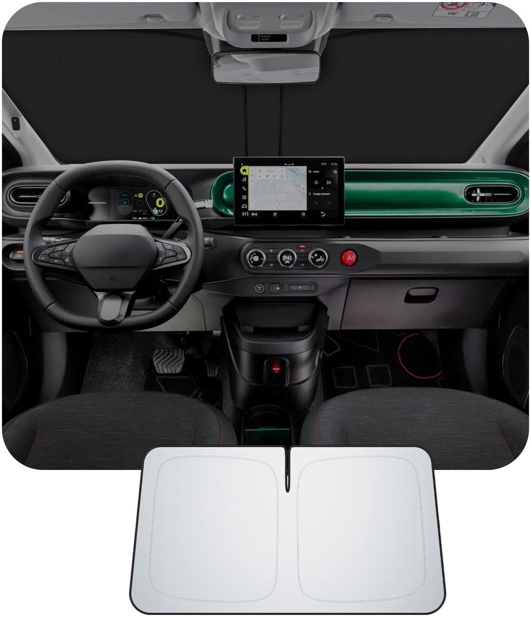 Omgoods - Zonnebescherming voor Renault Twingo III 2014-2024 met volledige interieurbescherming