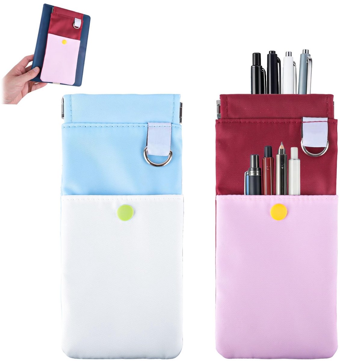 Omgoods - Set van 2 Elastische Pennenhouders voor Notitieboeken