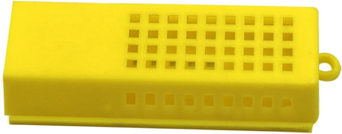 Bijenhouders Kooi - Bijenkooi Imker - Bijen Houden - Veilig en Duurzaam - 8 x 3.6 x 1.3 cm - Geel