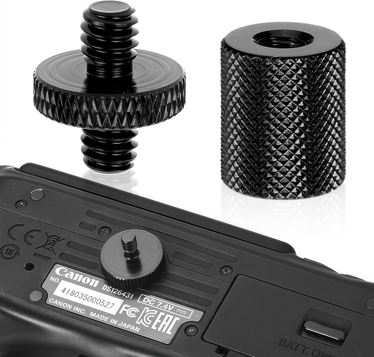 Statiefschroefdraadadapter 1/4 inch - Aluminiumlegering - Duurzaam en lichtgewicht - Voor camera en microfoonstatief - ShopVlot
